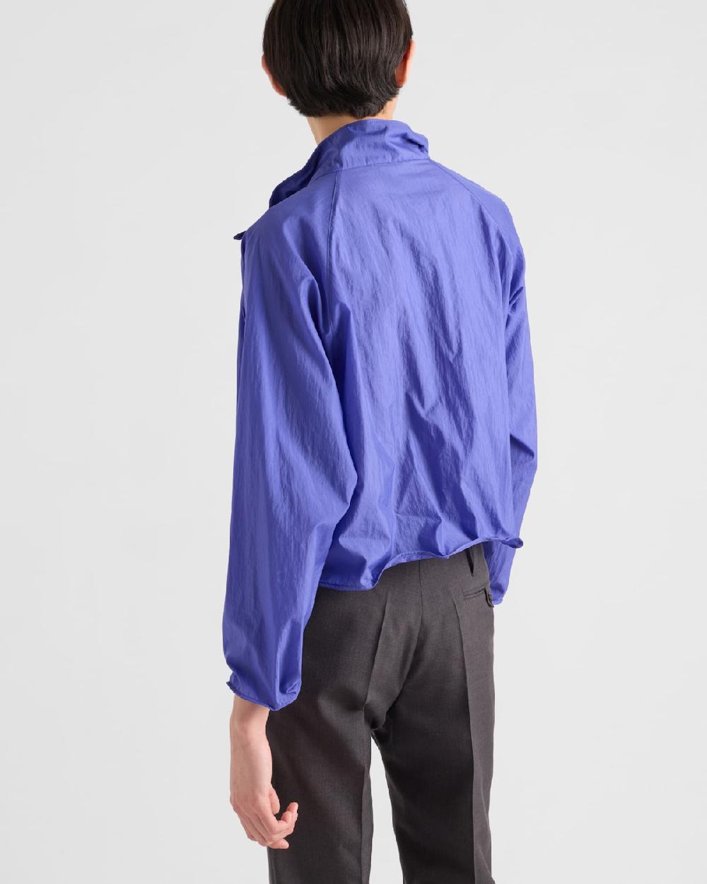 Prada Cazadora Estilo Sobrecamisa De Nylon