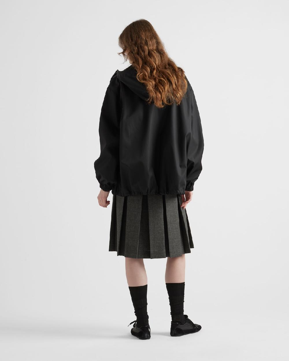 Prada Cazadora Estilo Sobrecamisa De Re-Nylon