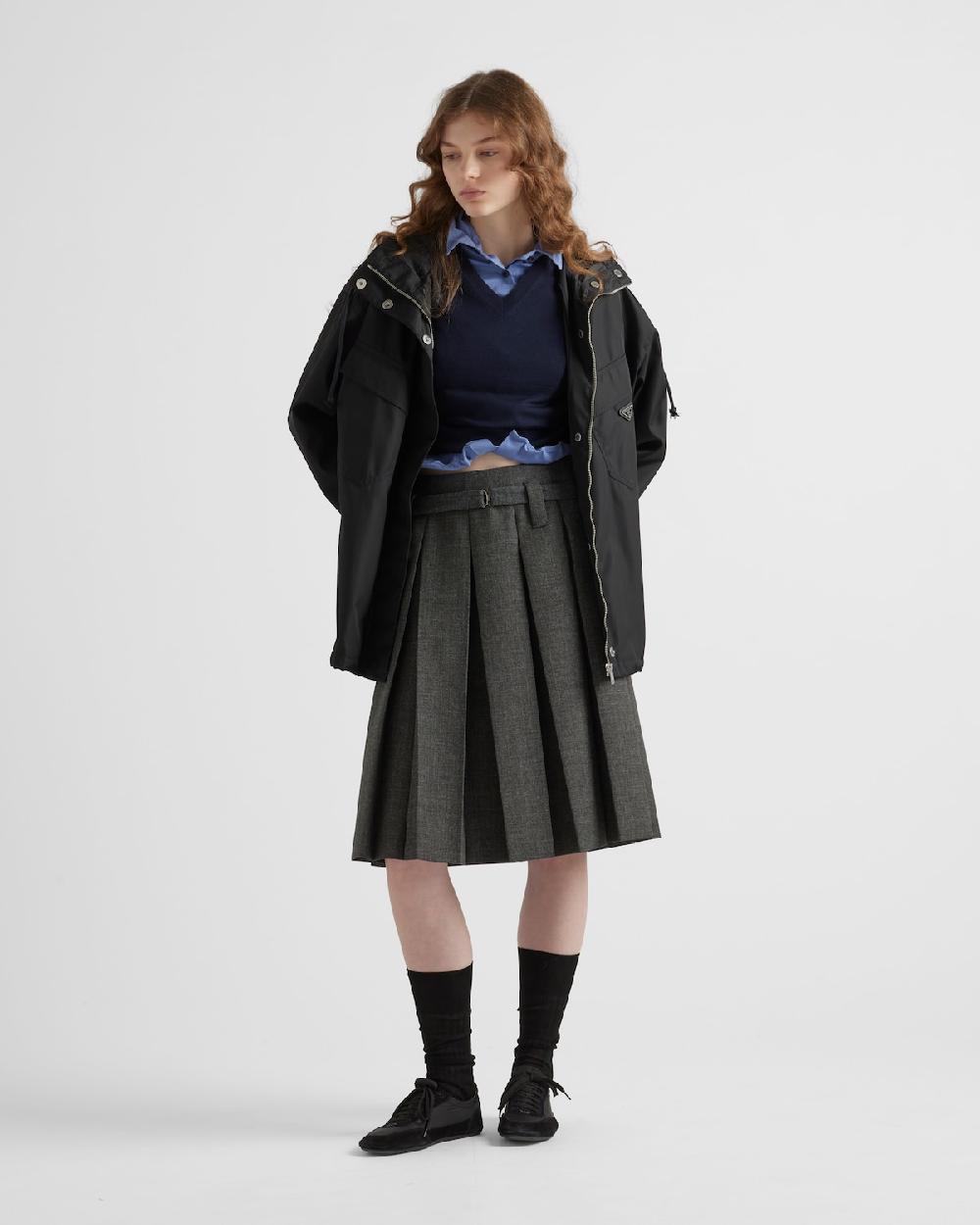 Prada Cazadora estilo sobrecamisa de Re-Nylon