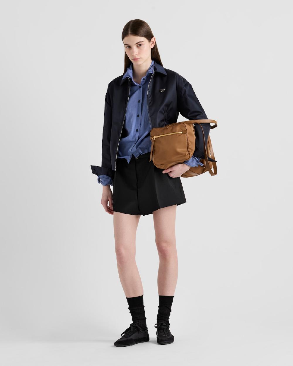 Prada Cazadora estilo sobrecamisa de Re-Nylon