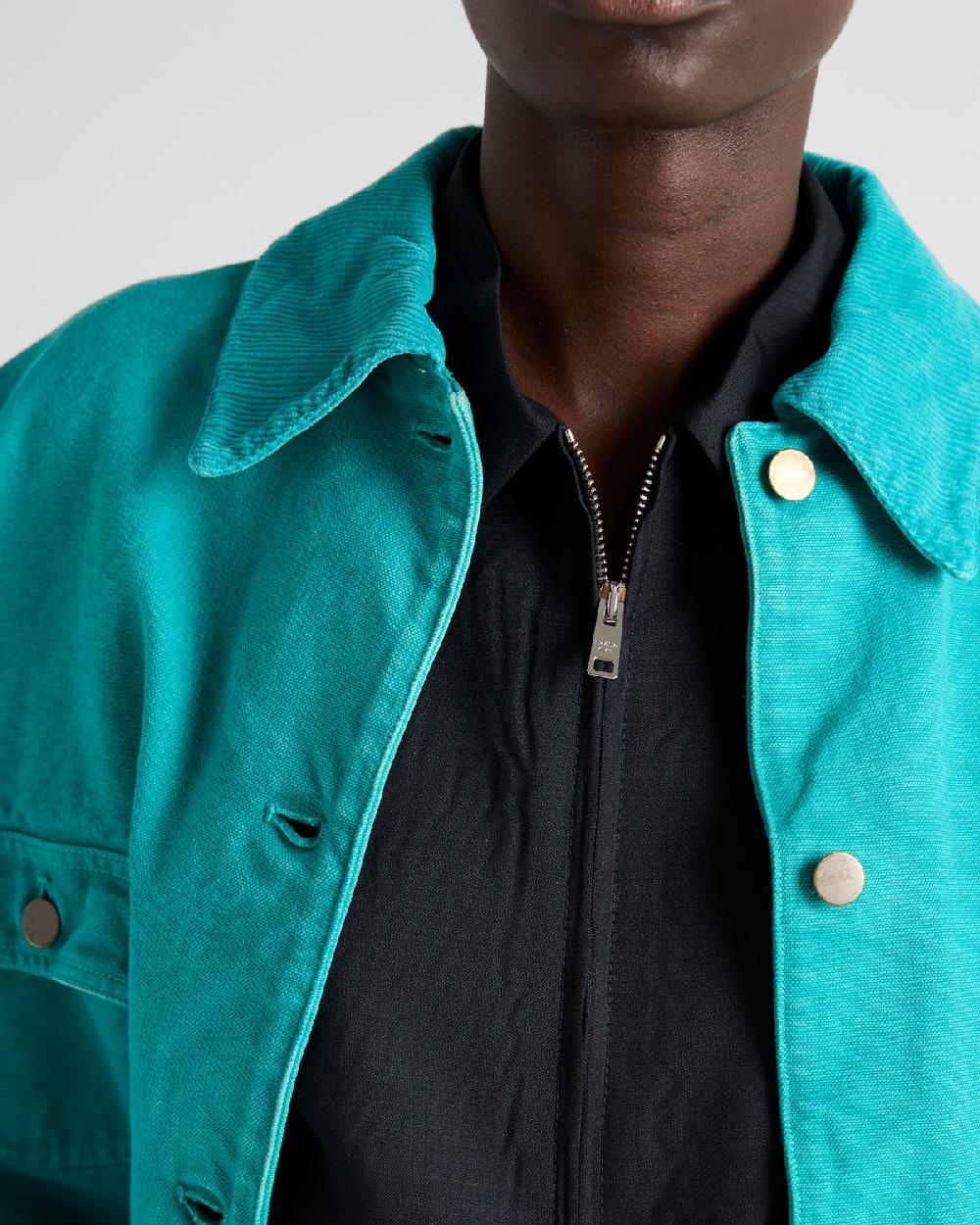 Prada Cazadora Trucker De Lona