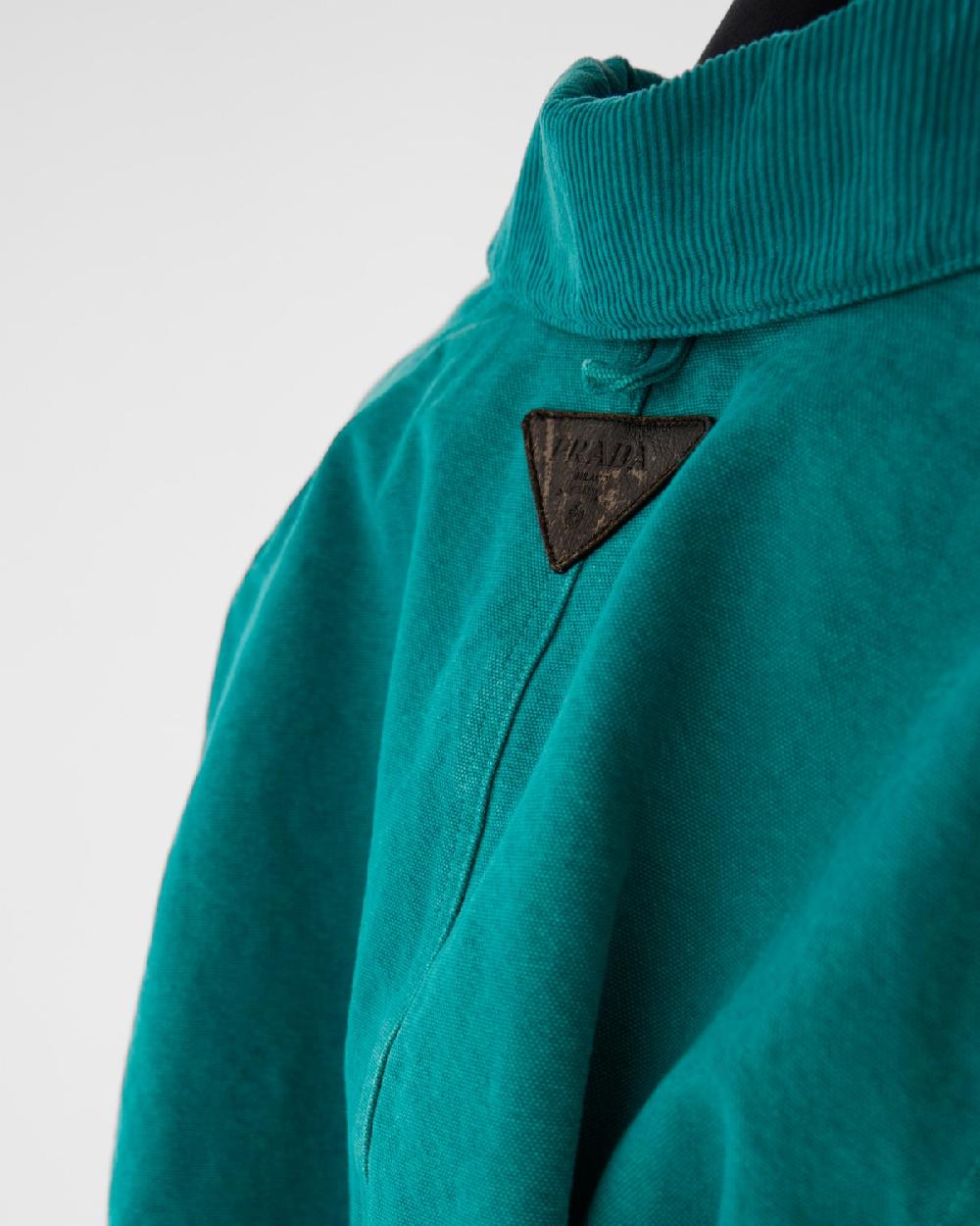 Prada Cazadora Trucker De Lona