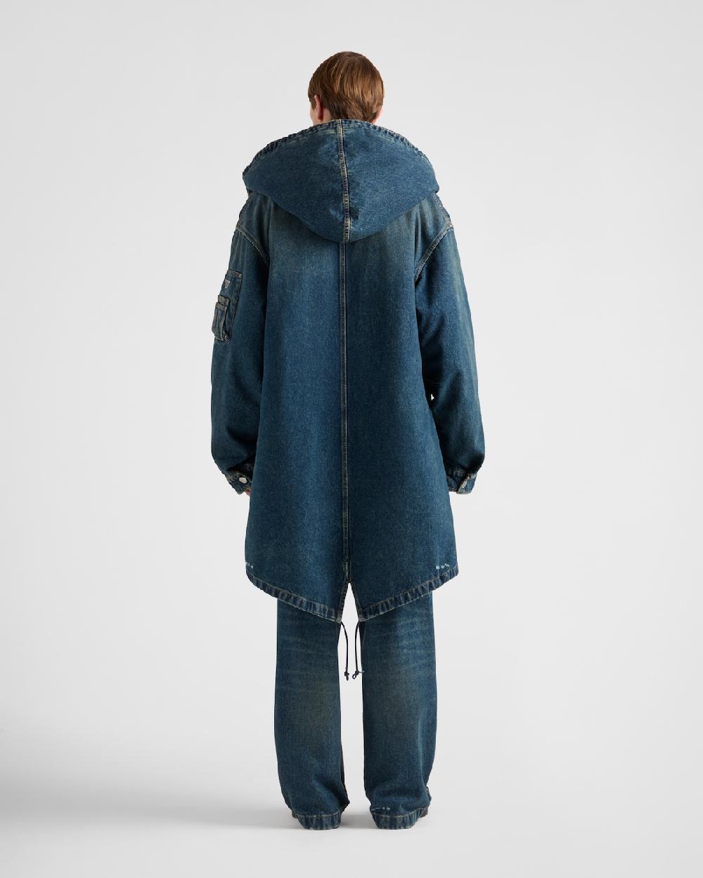 Prada Cazadora Vaquera Acolchada