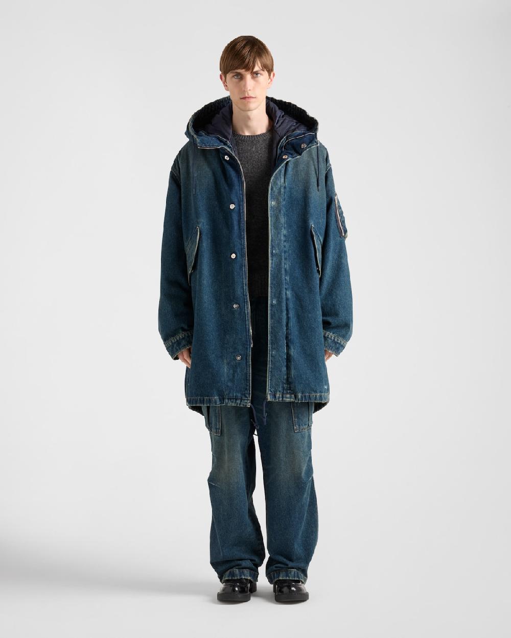 Prada Cazadora vaquera acolchada