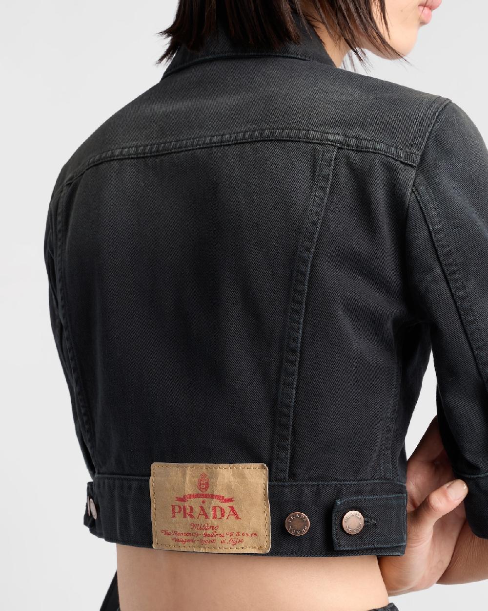 Prada Cazadora Vaquera Corta