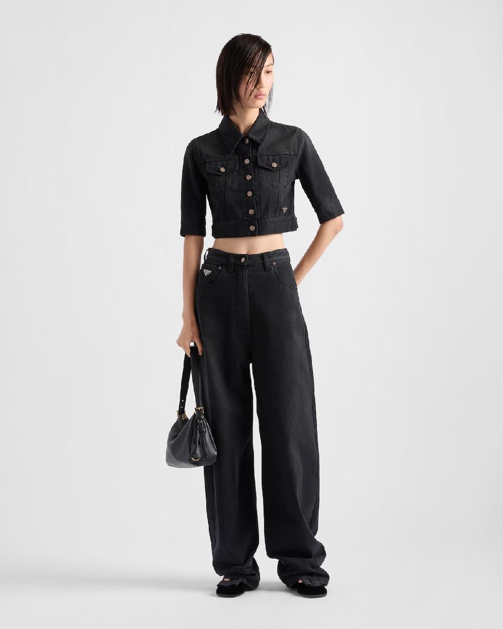 Prada Cazadora vaquera corta