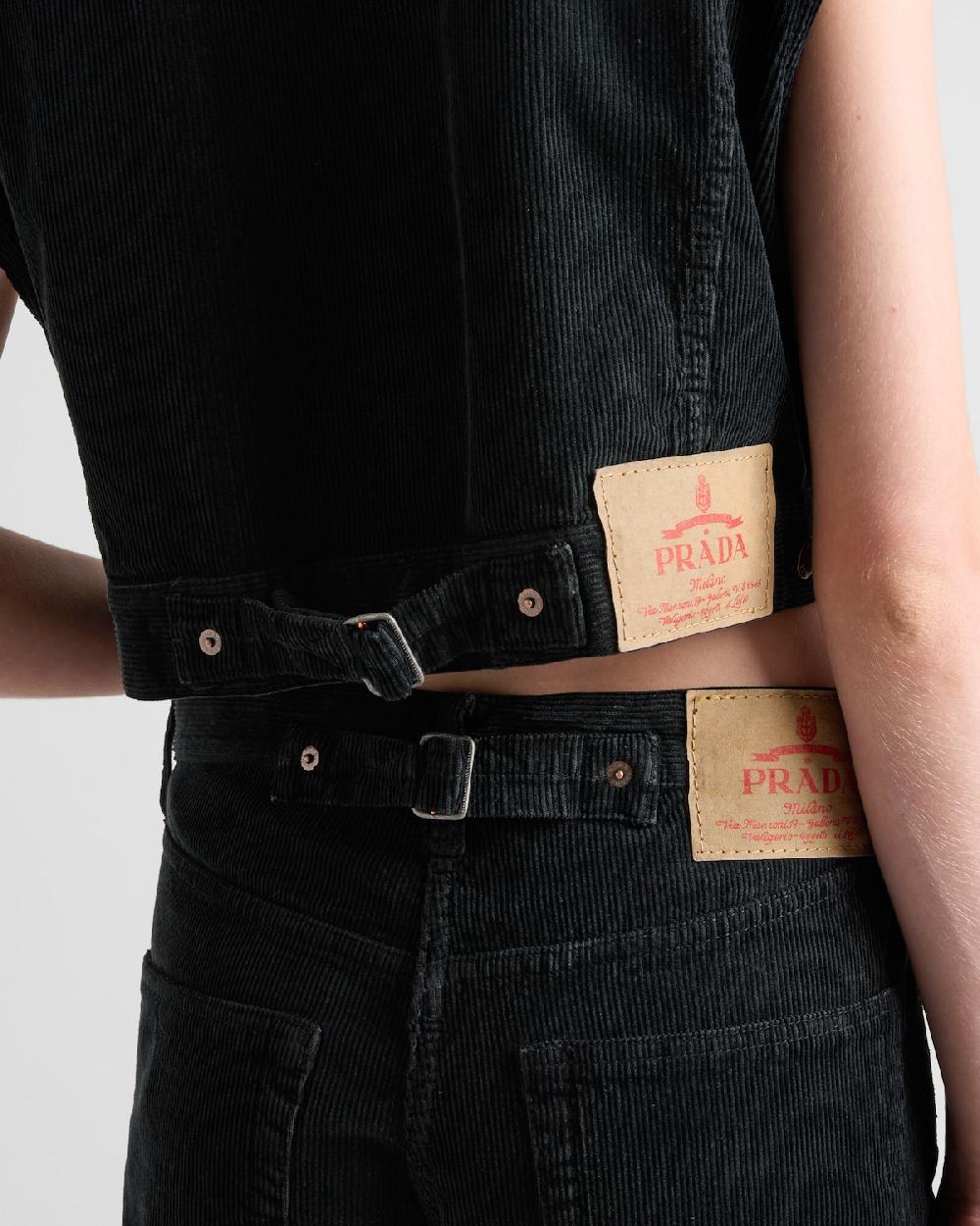 Prada Chaleco De Pana