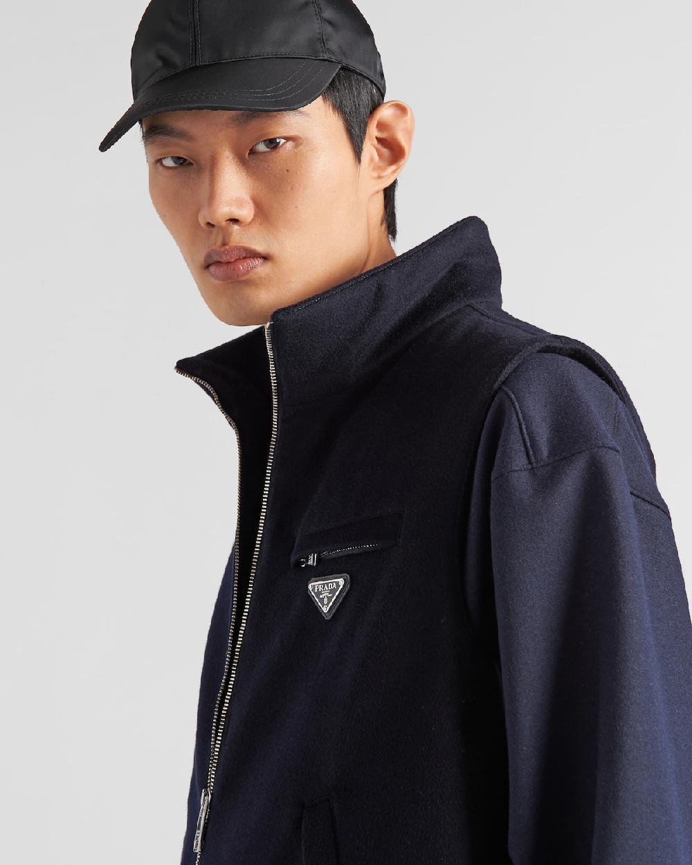 Prada Chaleco De Plumón De Cachemir