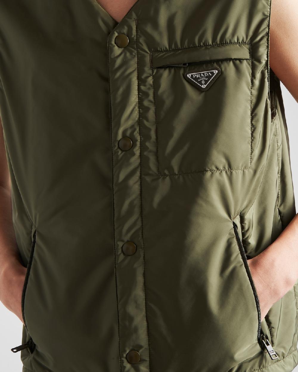 Prada Chaleco De Re-Nylon