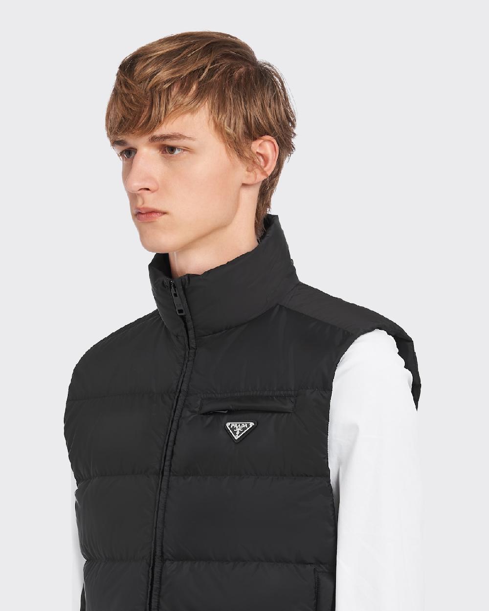 Prada Chaleco De Re-Nylon Acolchado