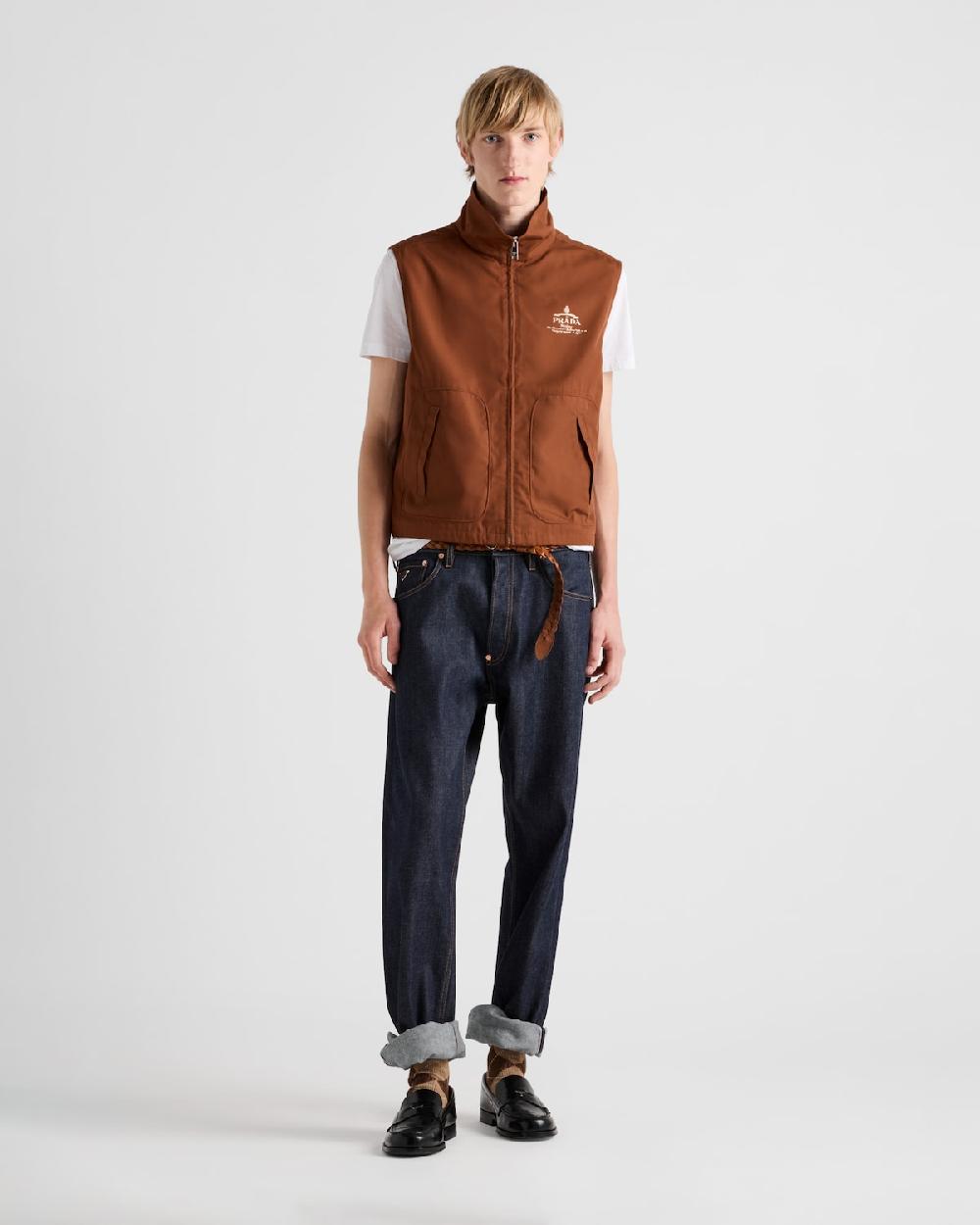 Prada Chaleco en mezcla de algodón