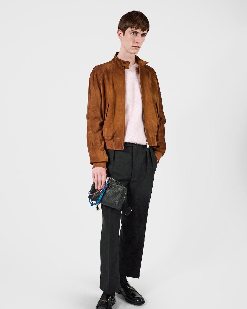 Prada Chaqueta Bomber De Ante