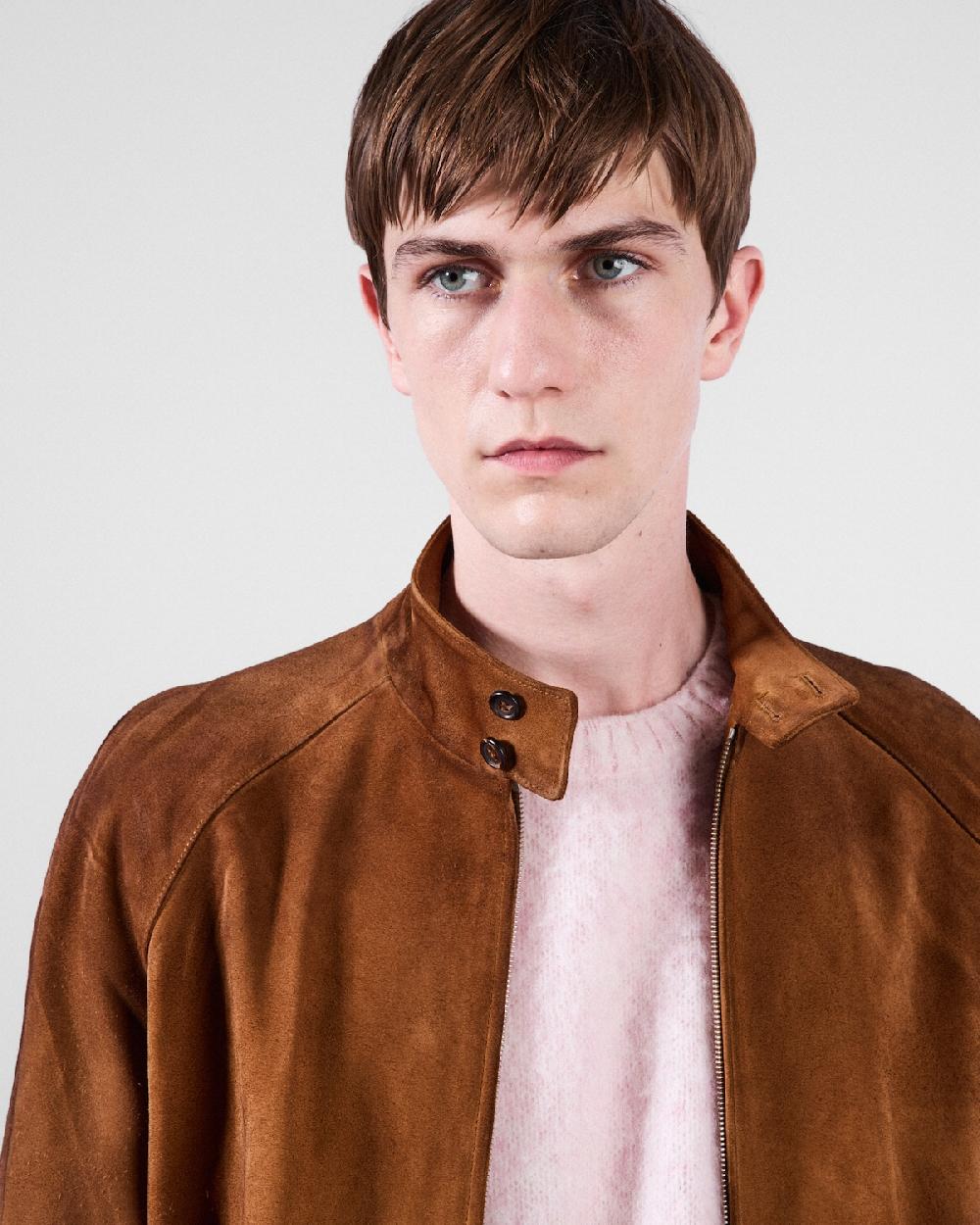 Prada Chaqueta Bomber De Ante