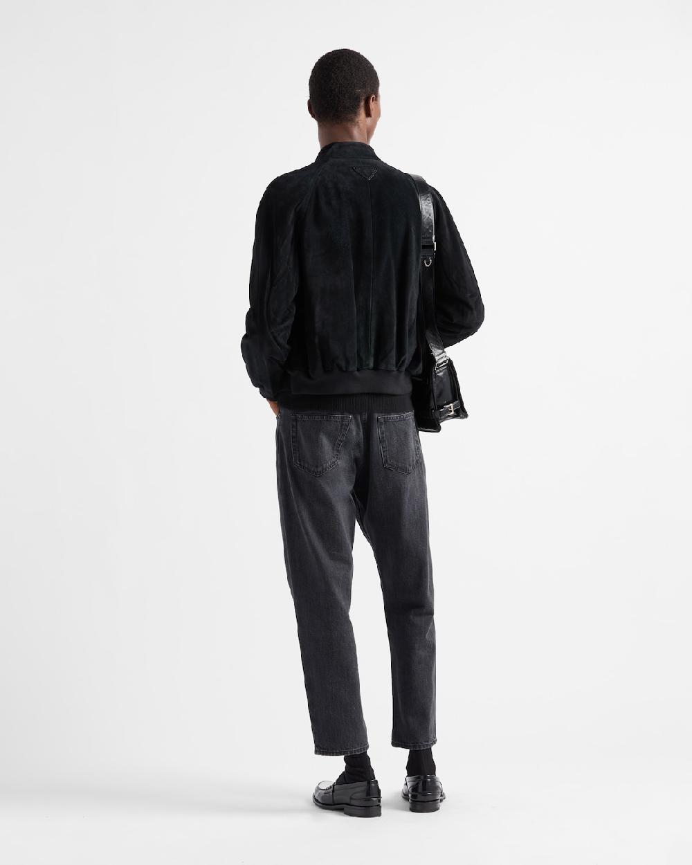 Prada Chaqueta Bomber De Ante