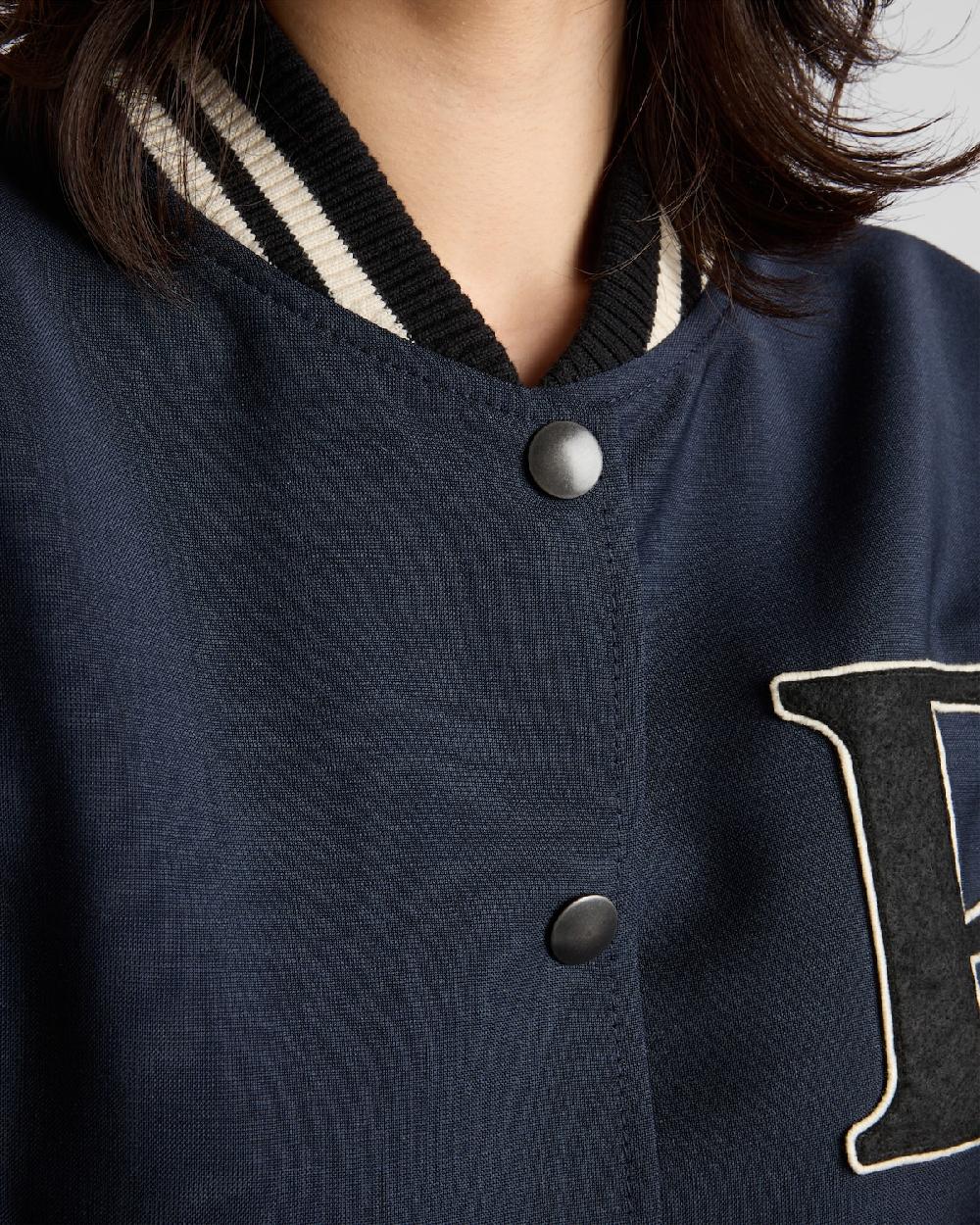 Prada Chaqueta Bomber De Kid Mohair Con Parches