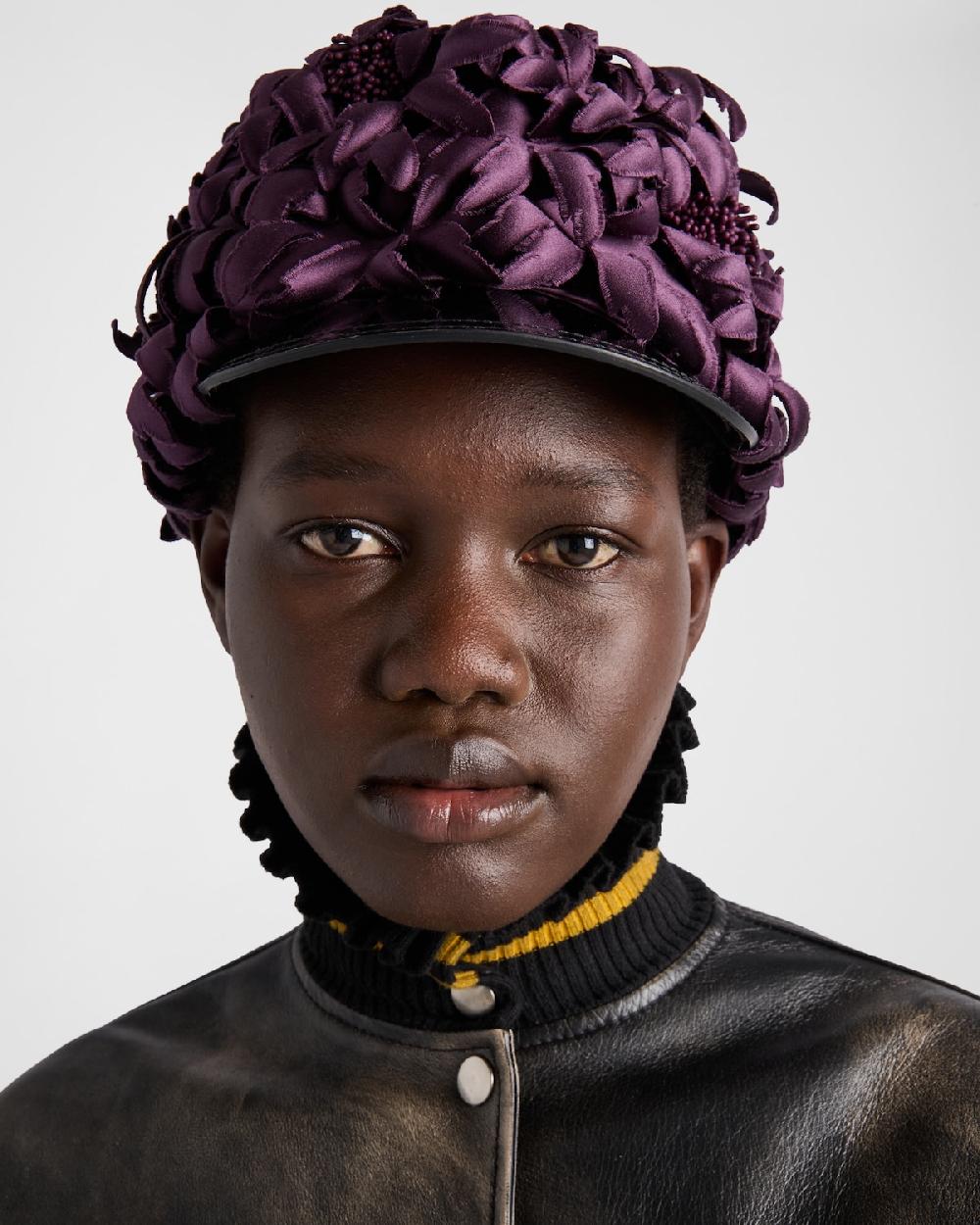 Prada Chaqueta Bomber De Piel Con Parche