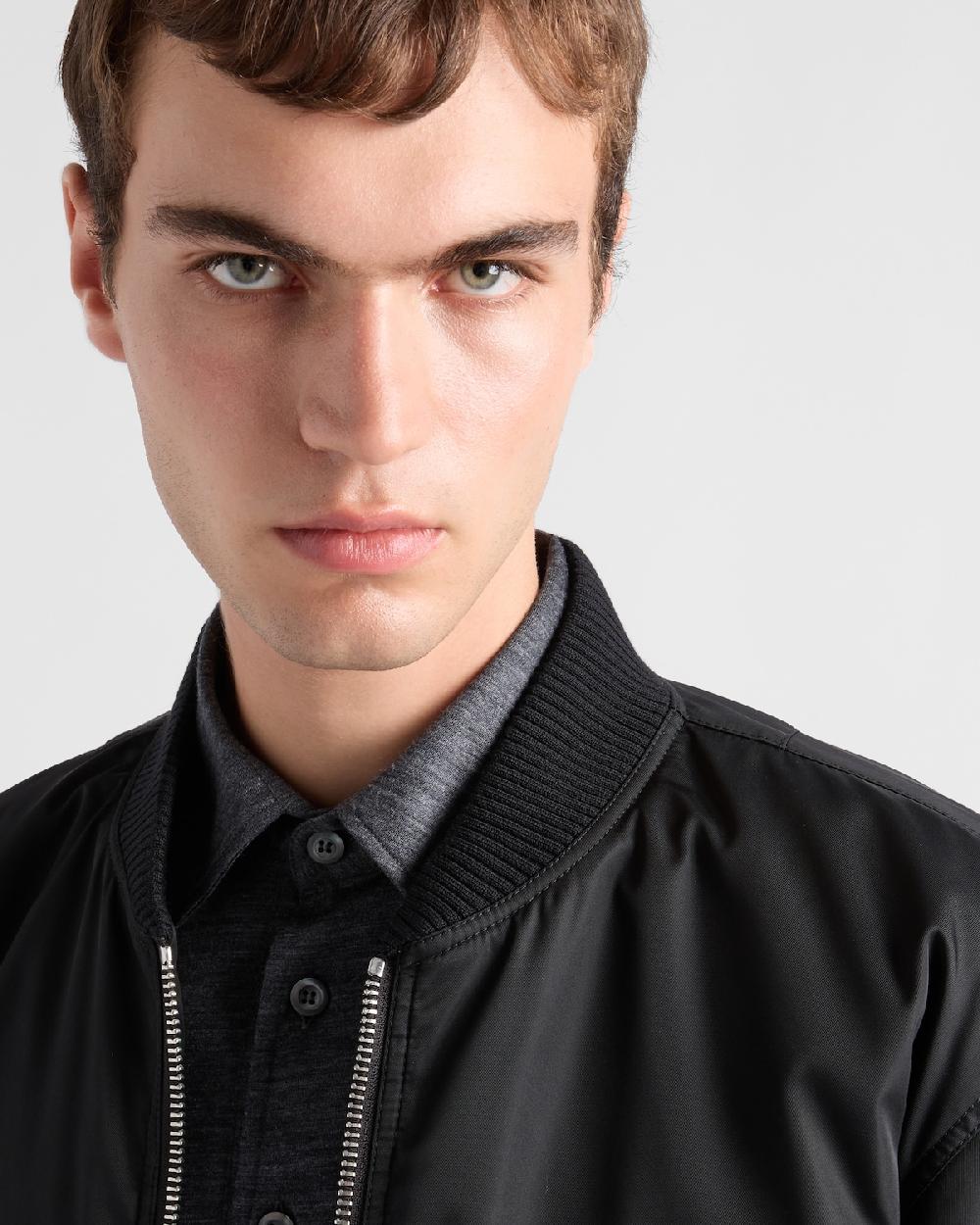 Prada Chaqueta Bomber De Re-Nylon