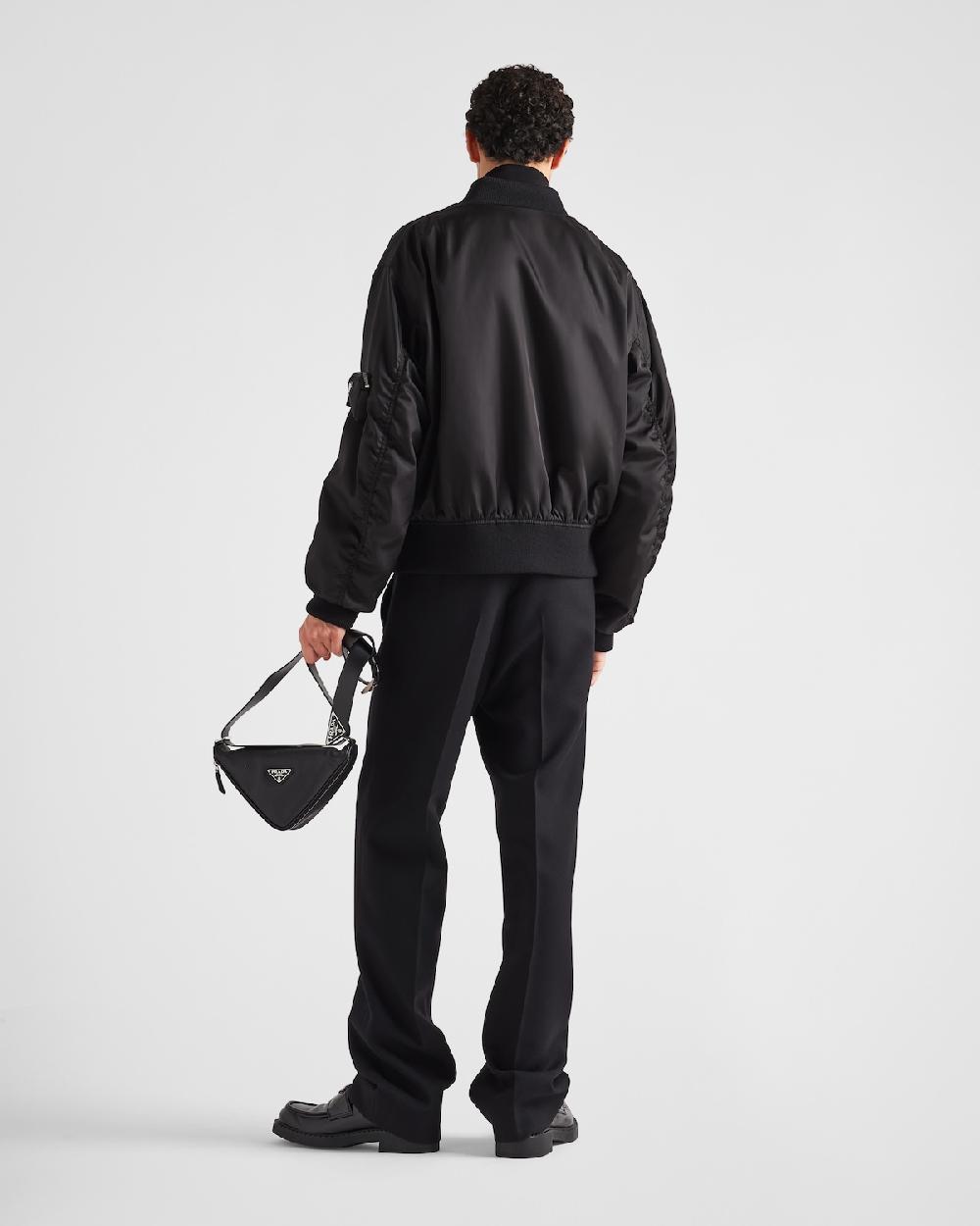 Prada Chaqueta Bomber De Re-Nylon