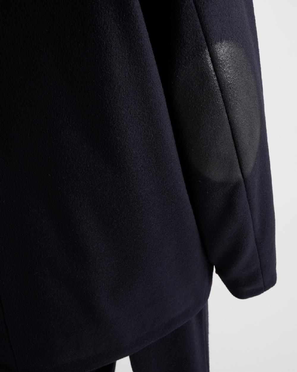 Prada Chaqueta Caban De Lana