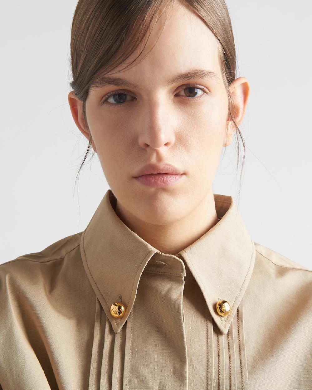 Prada Chaqueta Corta De Popelín