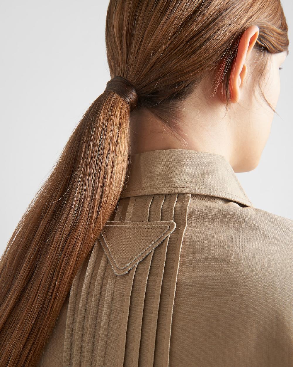 Prada Chaqueta Corta De Popelín