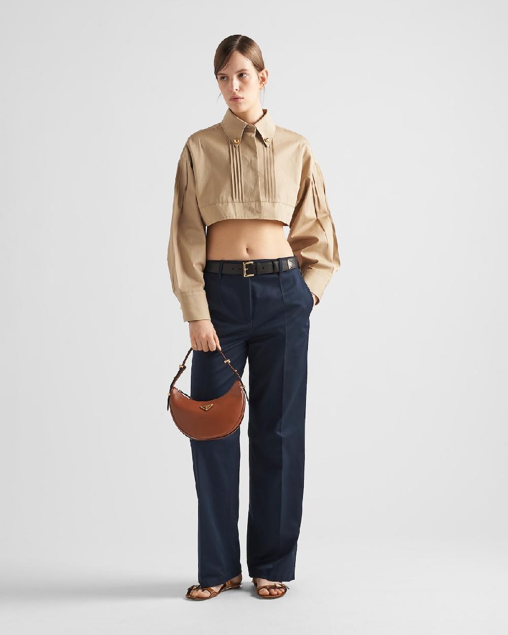 Prada Chaqueta corta de popelín