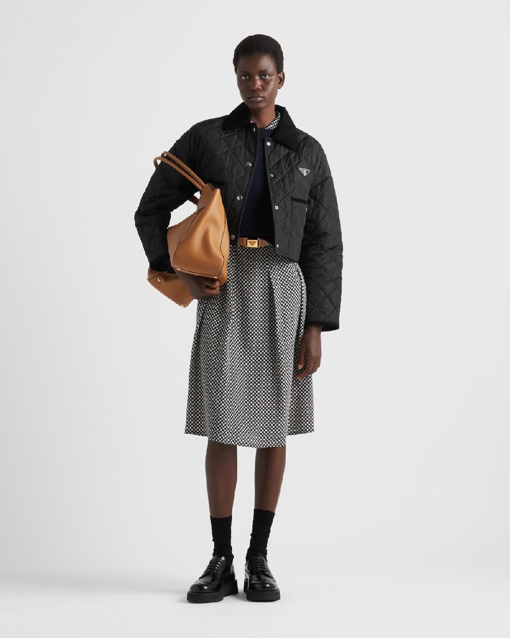 Prada Chaqueta corta de Re-Nylon ligera