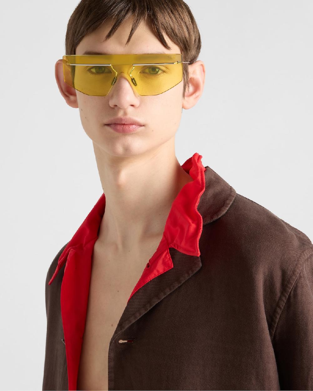 Prada Chaqueta De Algodón De Botonadura Simple