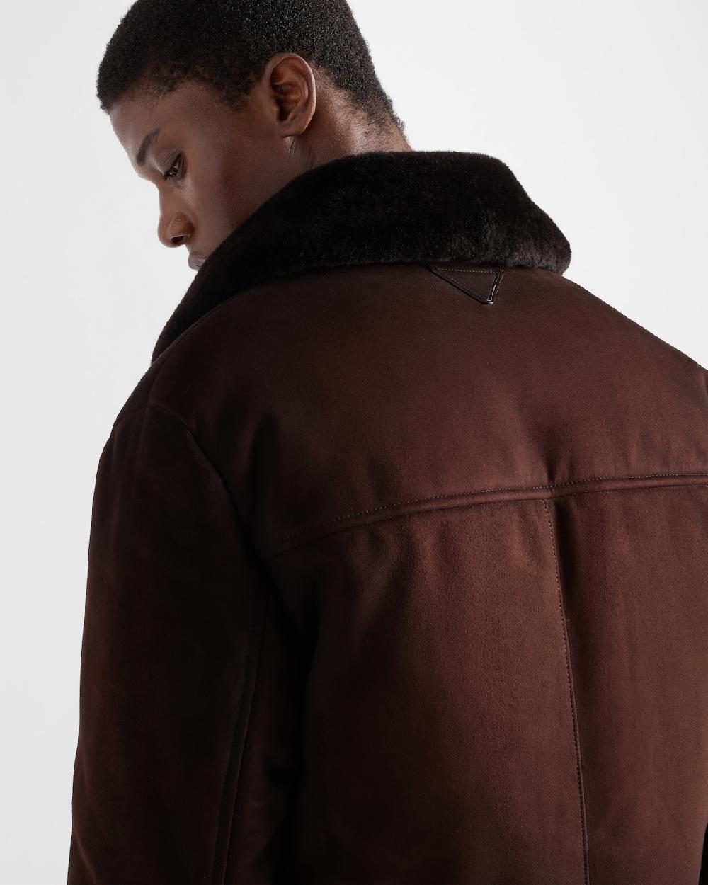 Prada Chaqueta De Ante