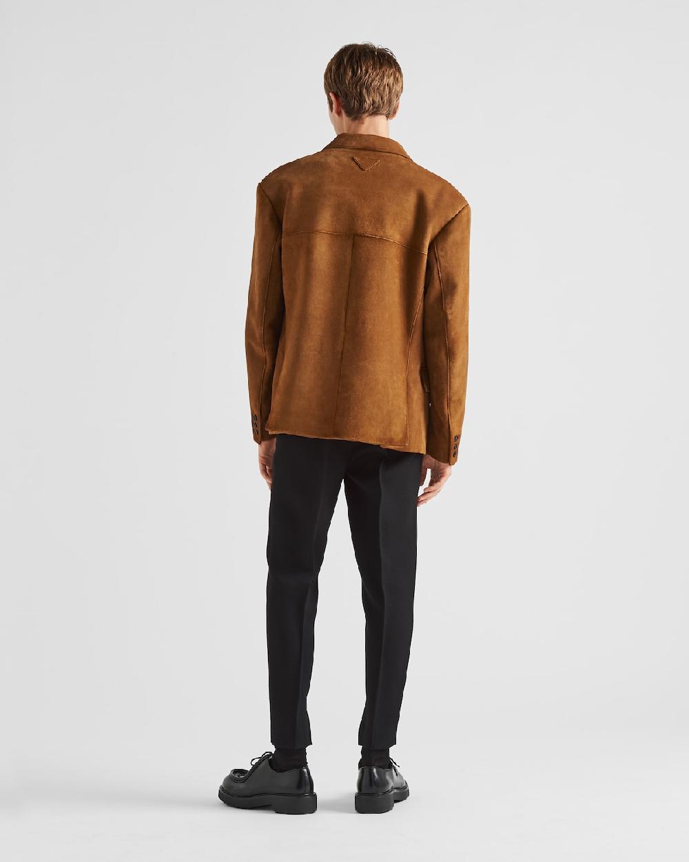 Prada Chaqueta De Ante