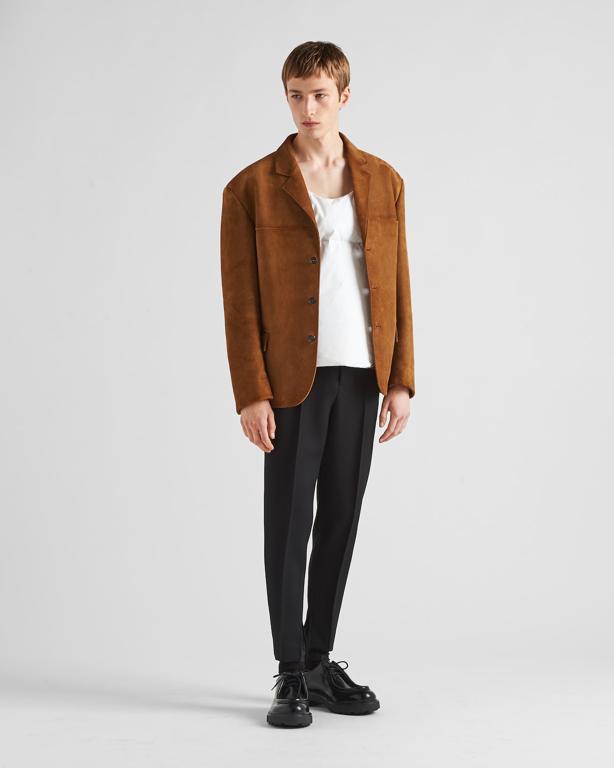 Prada Chaqueta de ante