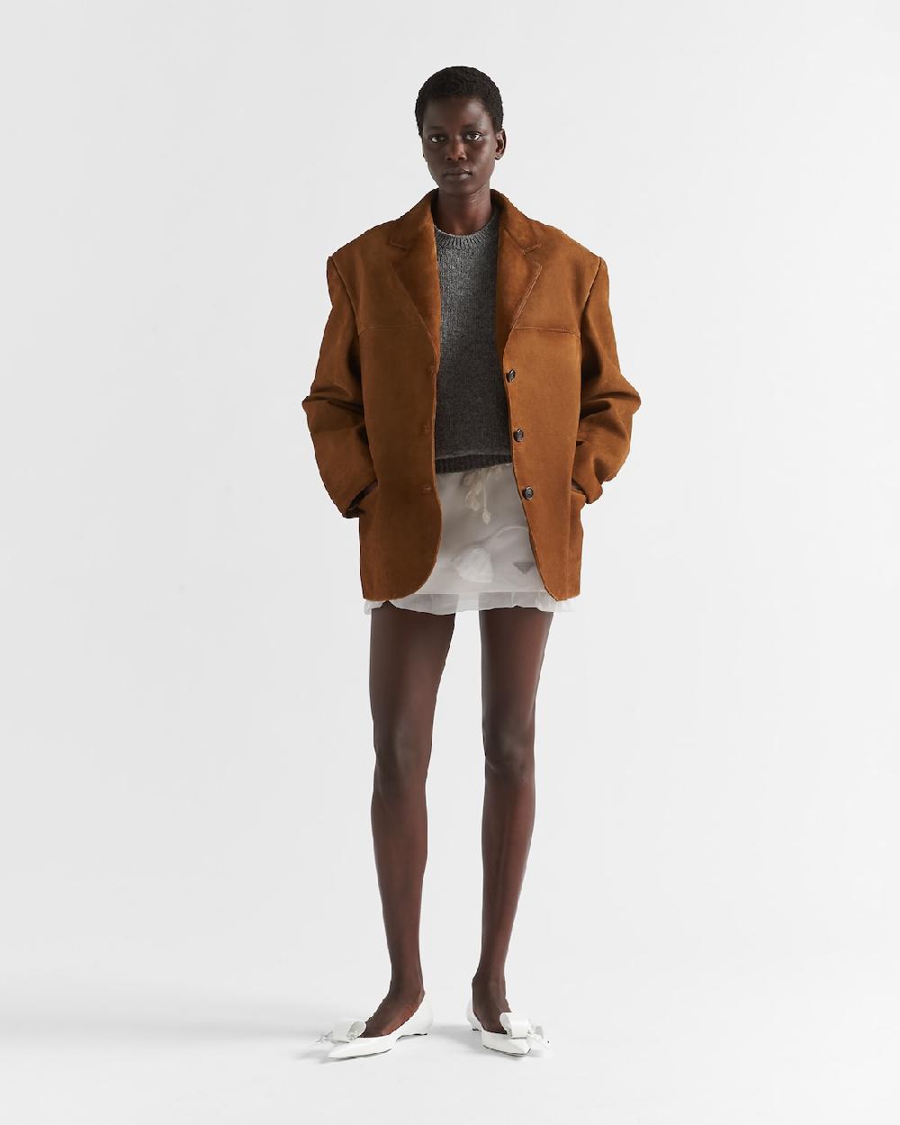 Prada Chaqueta de ante