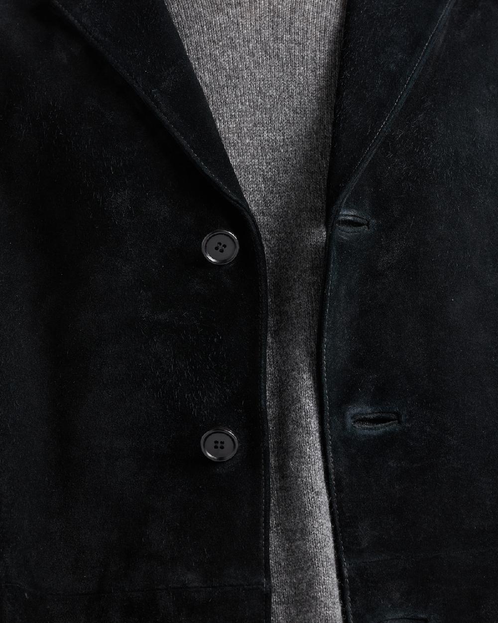 Prada Chaqueta De Ante De Becerro