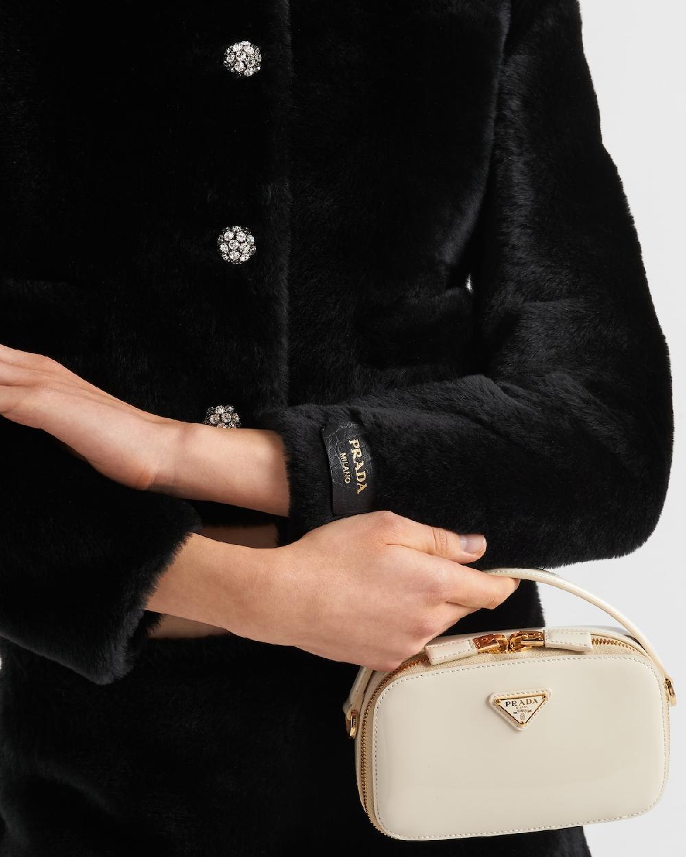 Prada Chaqueta De Borreguillo