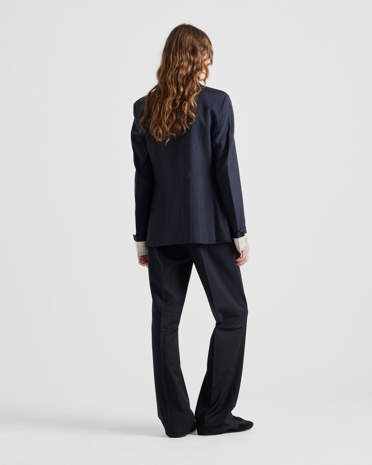 Prada Chaqueta De Botonadura Doble De Kid Mohair