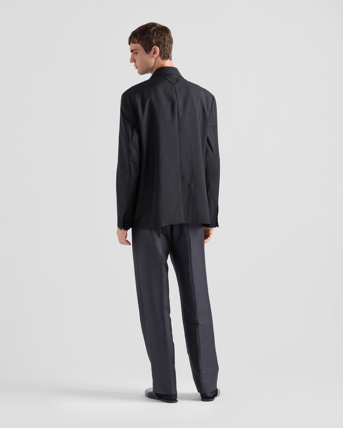 Prada Chaqueta De Botonadura Doble De Lana Mohair