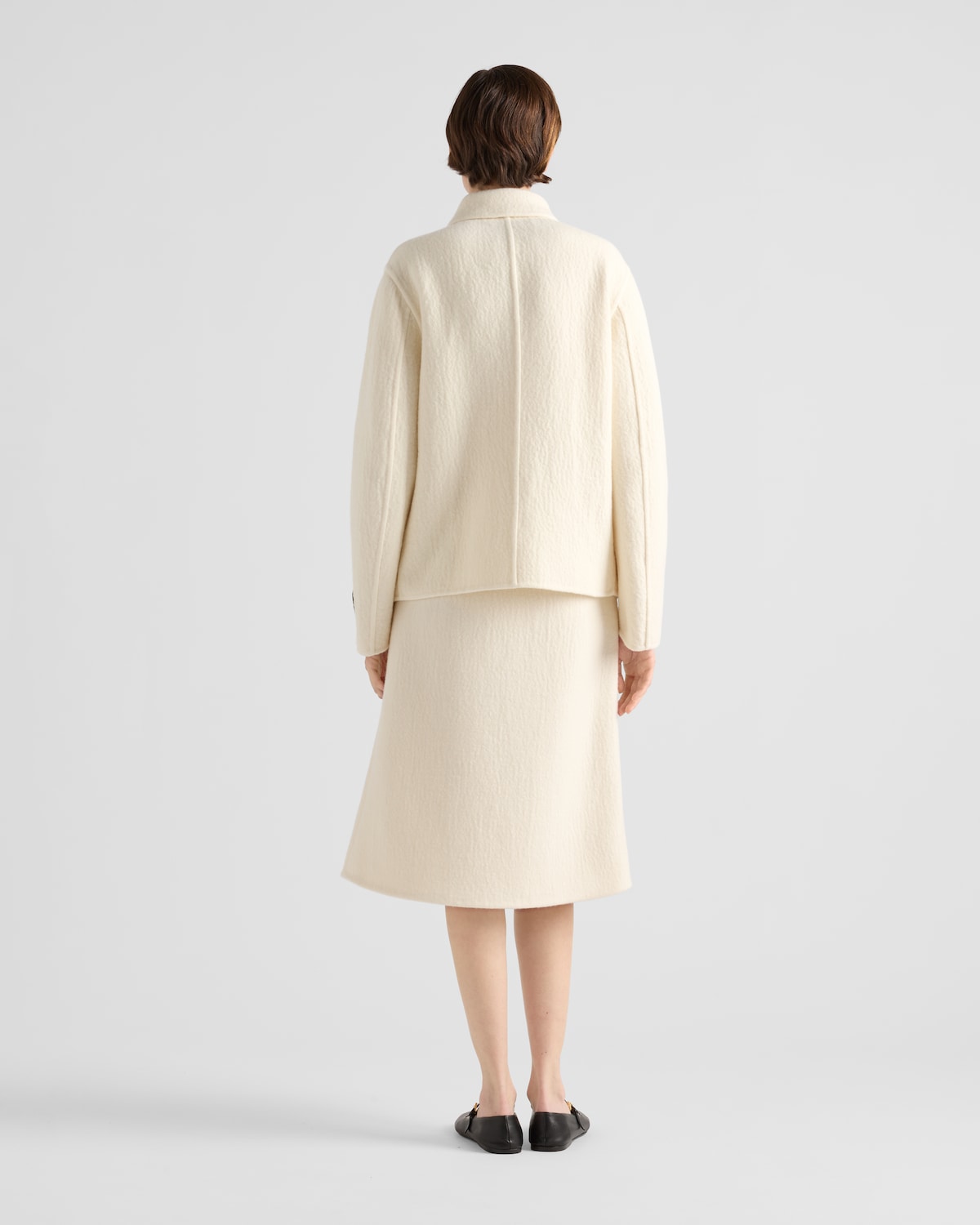 Prada Chaqueta De Botonadura Doble De Sarga