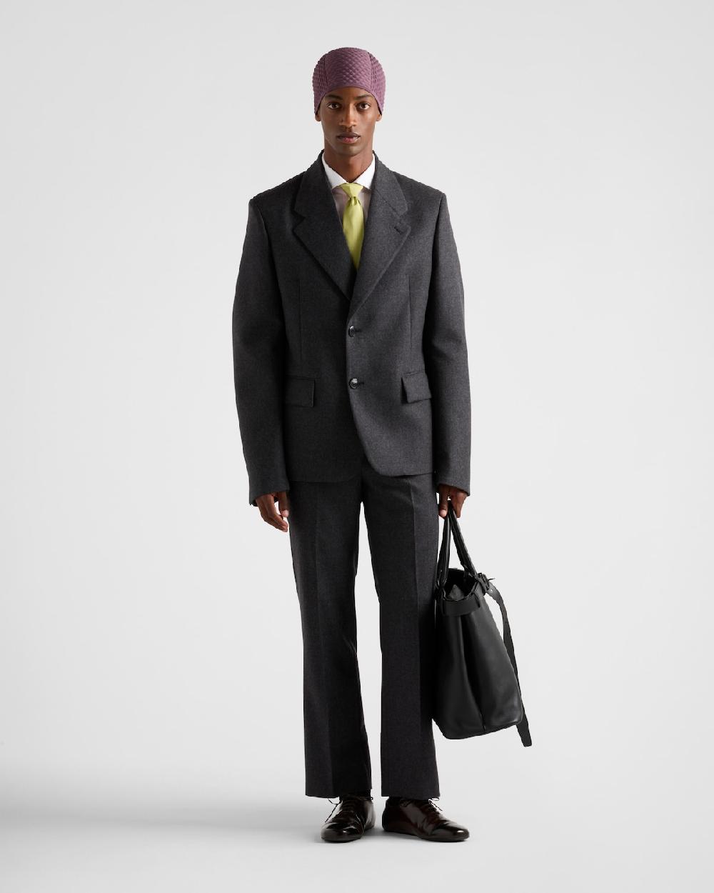 Prada Chaqueta de botonadura simple de lana