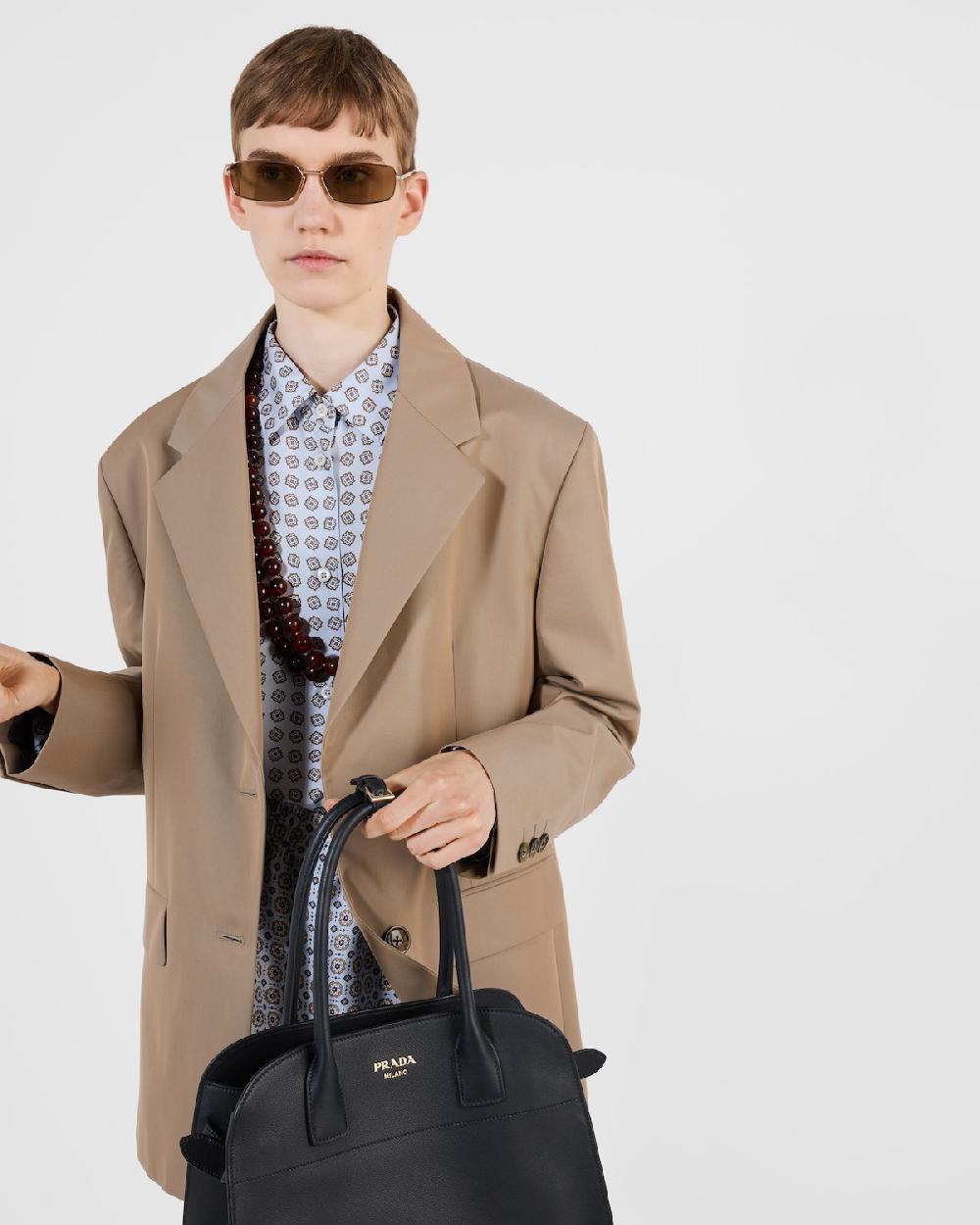 Prada Chaqueta De Botonadura Simple De Sarga