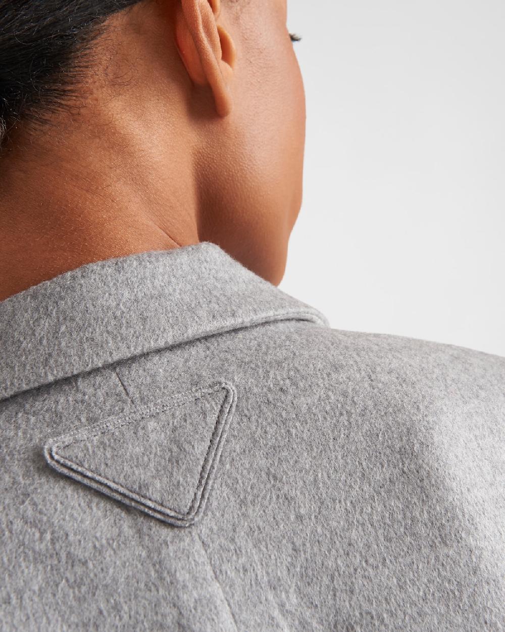 Prada Chaqueta De Cachemir De Botonadura Simple