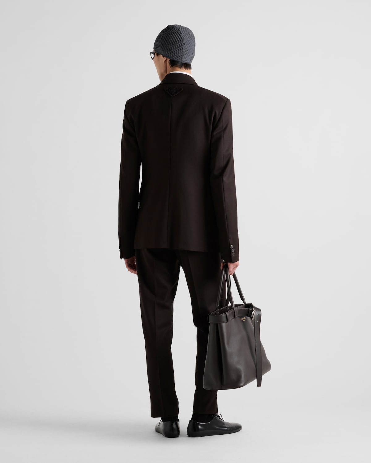 Prada Chaqueta De Lana De Botonadura Doble