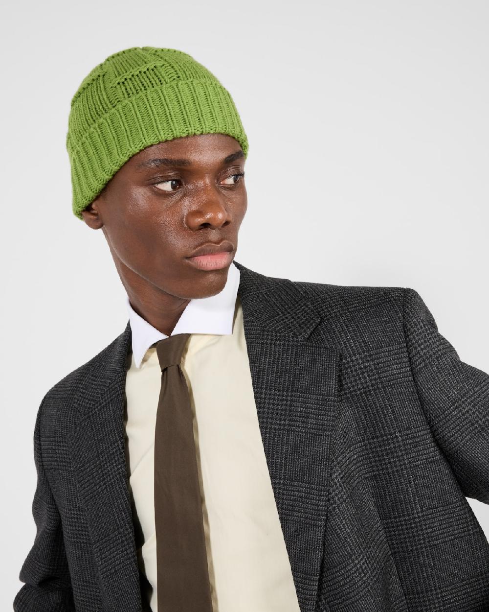 Prada Chaqueta De Lana De Botonadura Simple