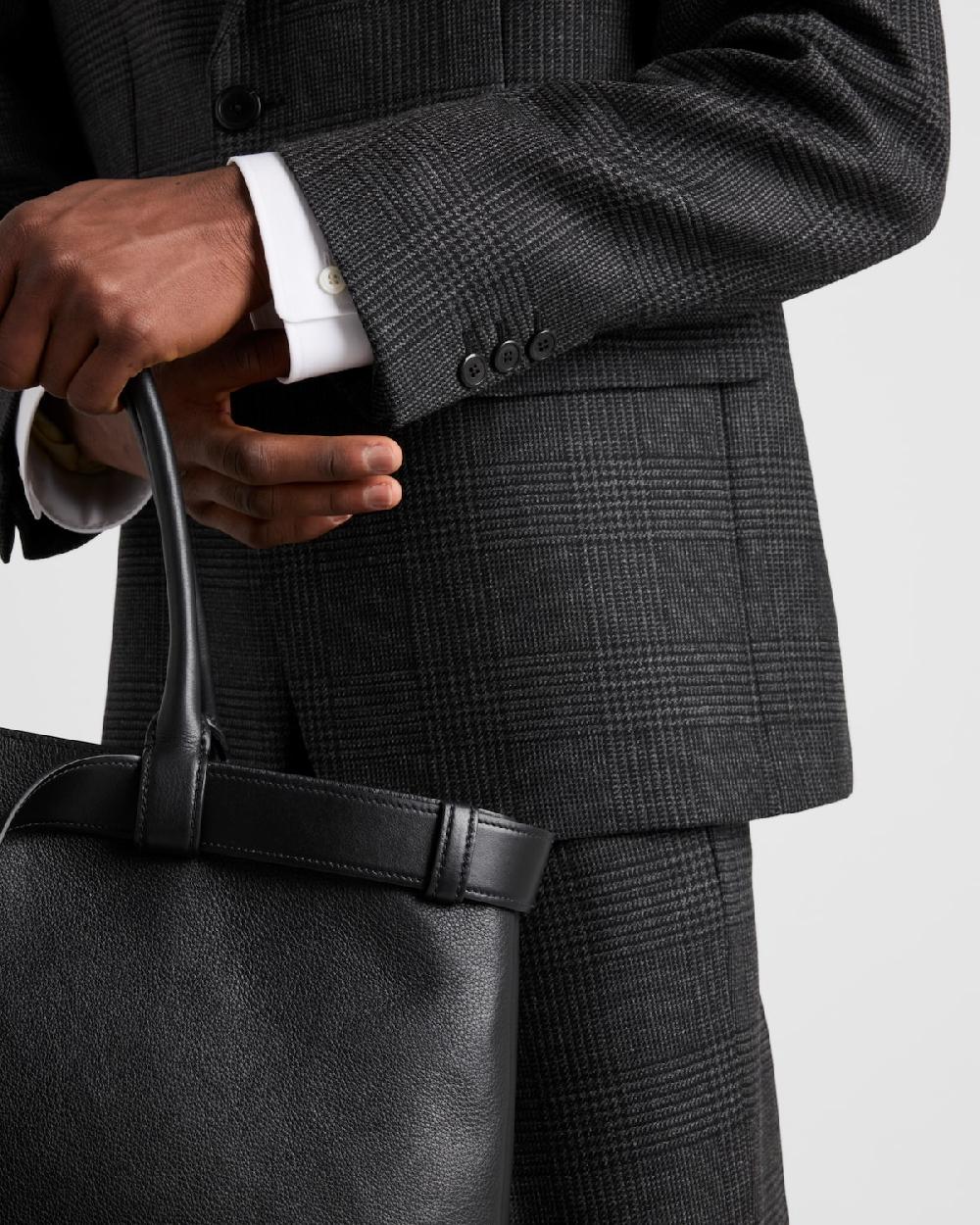 Prada Chaqueta De Lana De Botonadura Simple