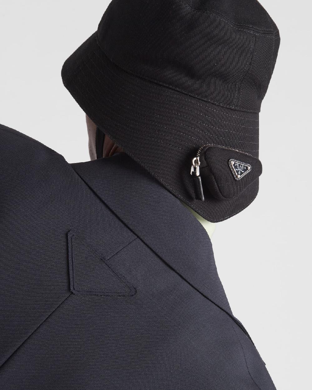 Prada Chaqueta De Lana Y Mohair De Cruzado Simple