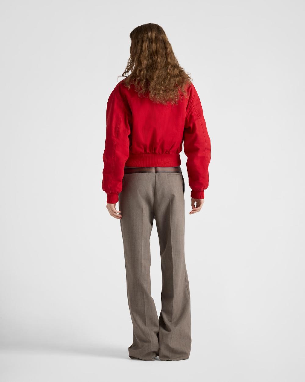 Prada Chaqueta De Lona