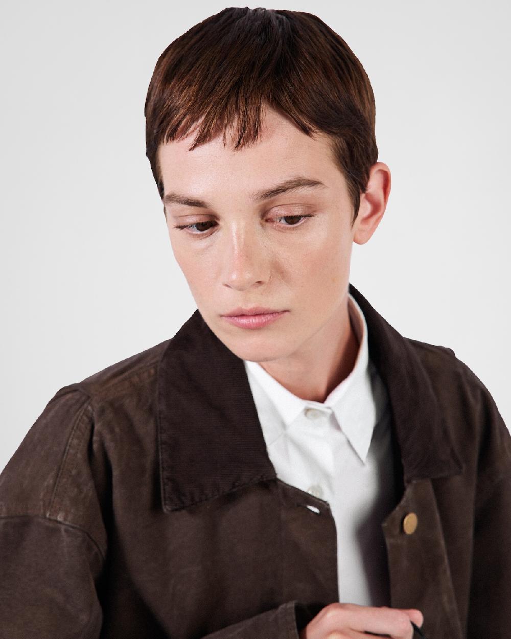 Prada Chaqueta De Lona