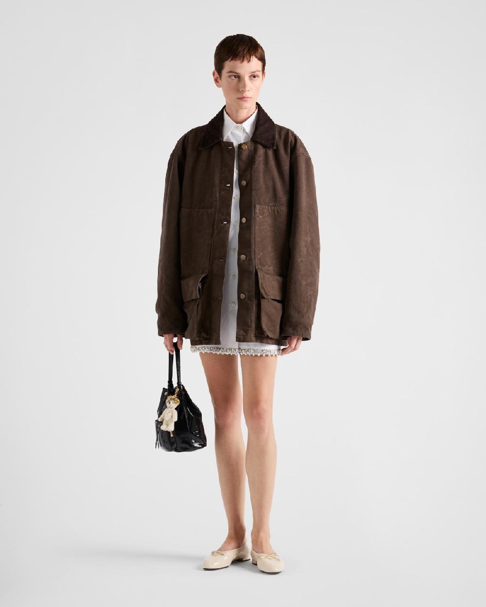 Prada Chaqueta de lona