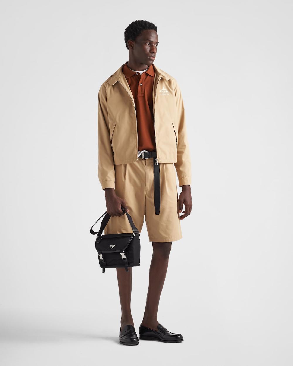 Prada Chaqueta de mezcla de algodón