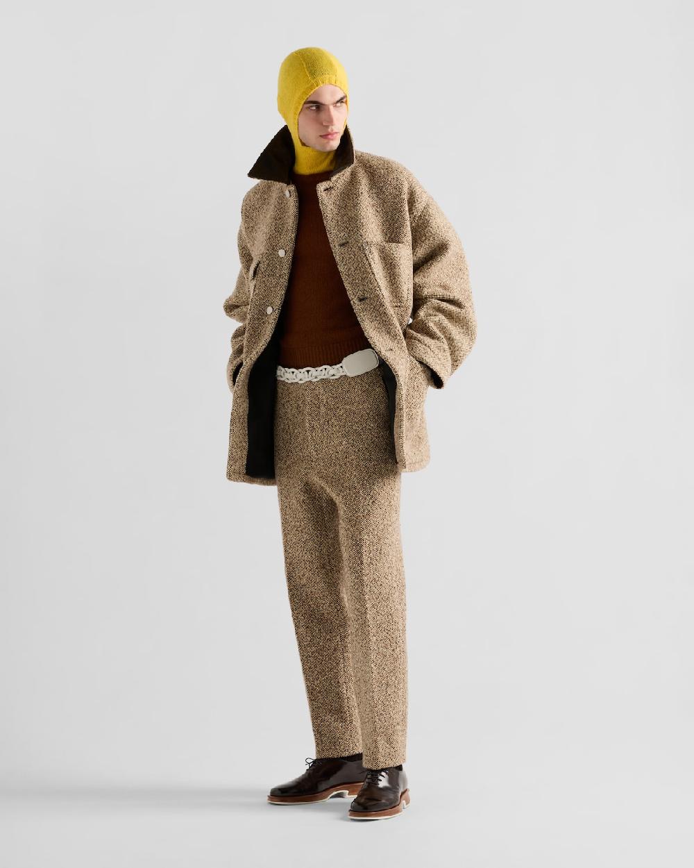 Prada Chaqueta de mezcla de lana