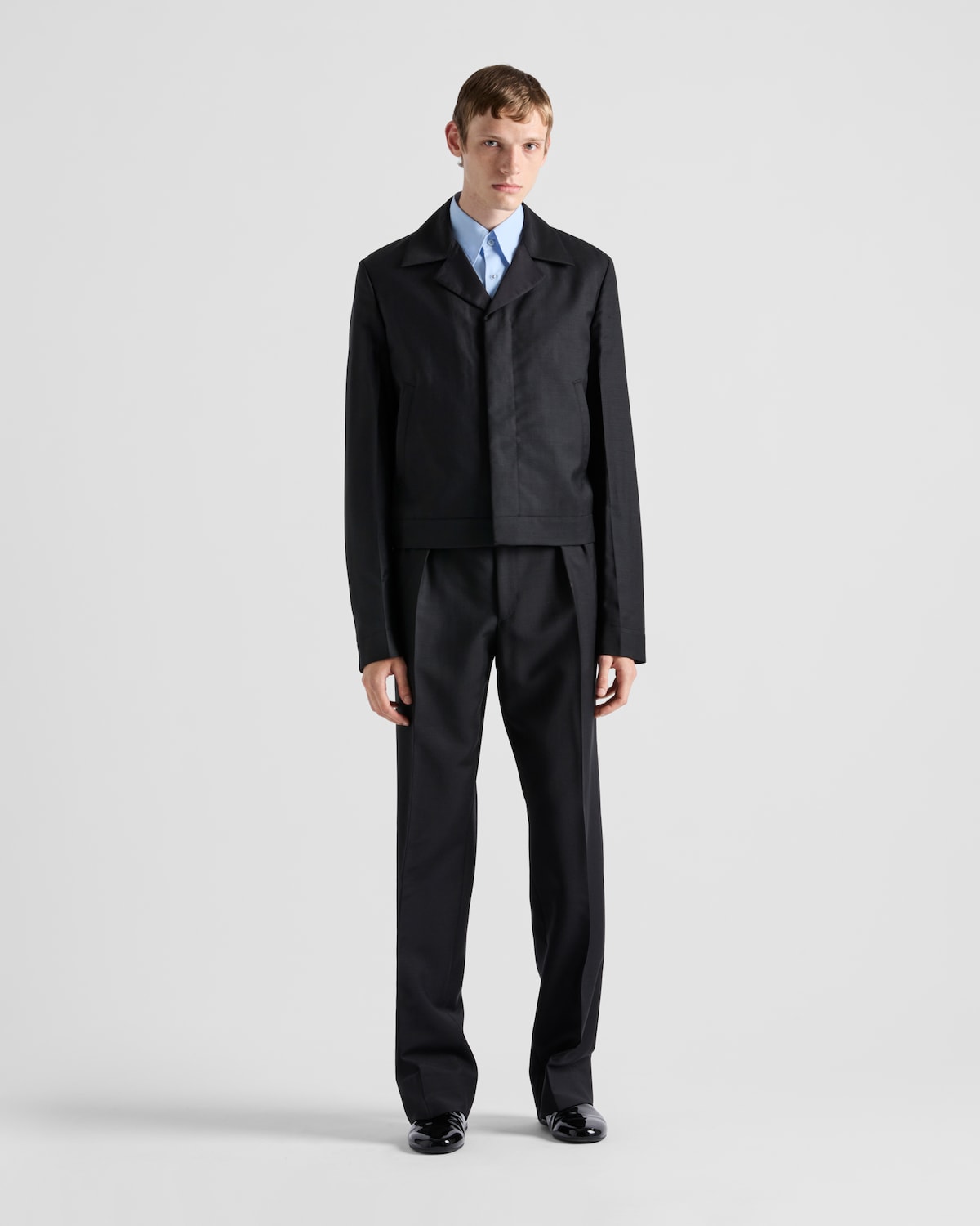 Prada Chaqueta de mezcla de lana